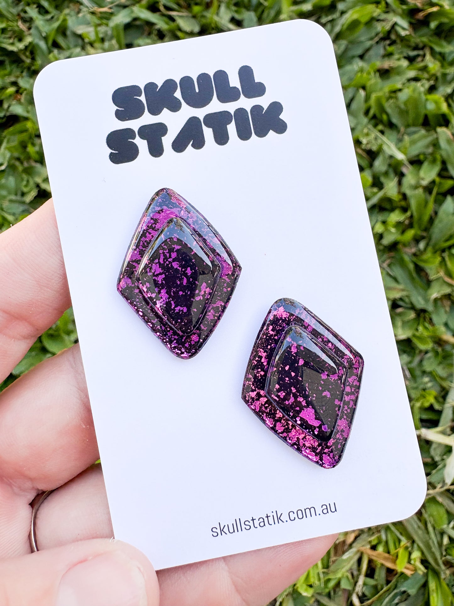 Double Diamond Studs